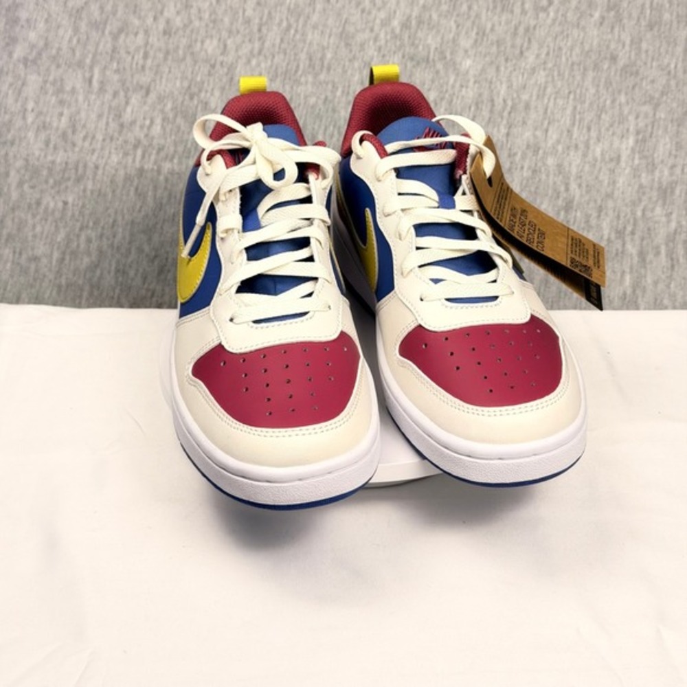 Nike Court Borough Low Recraft BG Sweet Beet Citron Blue IM2181-633 Mens‎ 7Y - Picture 9 of 9
